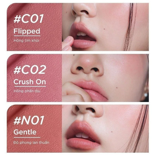 Son & Má Hồng Kem Đa Năng Judydoll Watery Multimuse Color Balm - Mịn Lì Không Bết Lên Màu Tự Nhiên